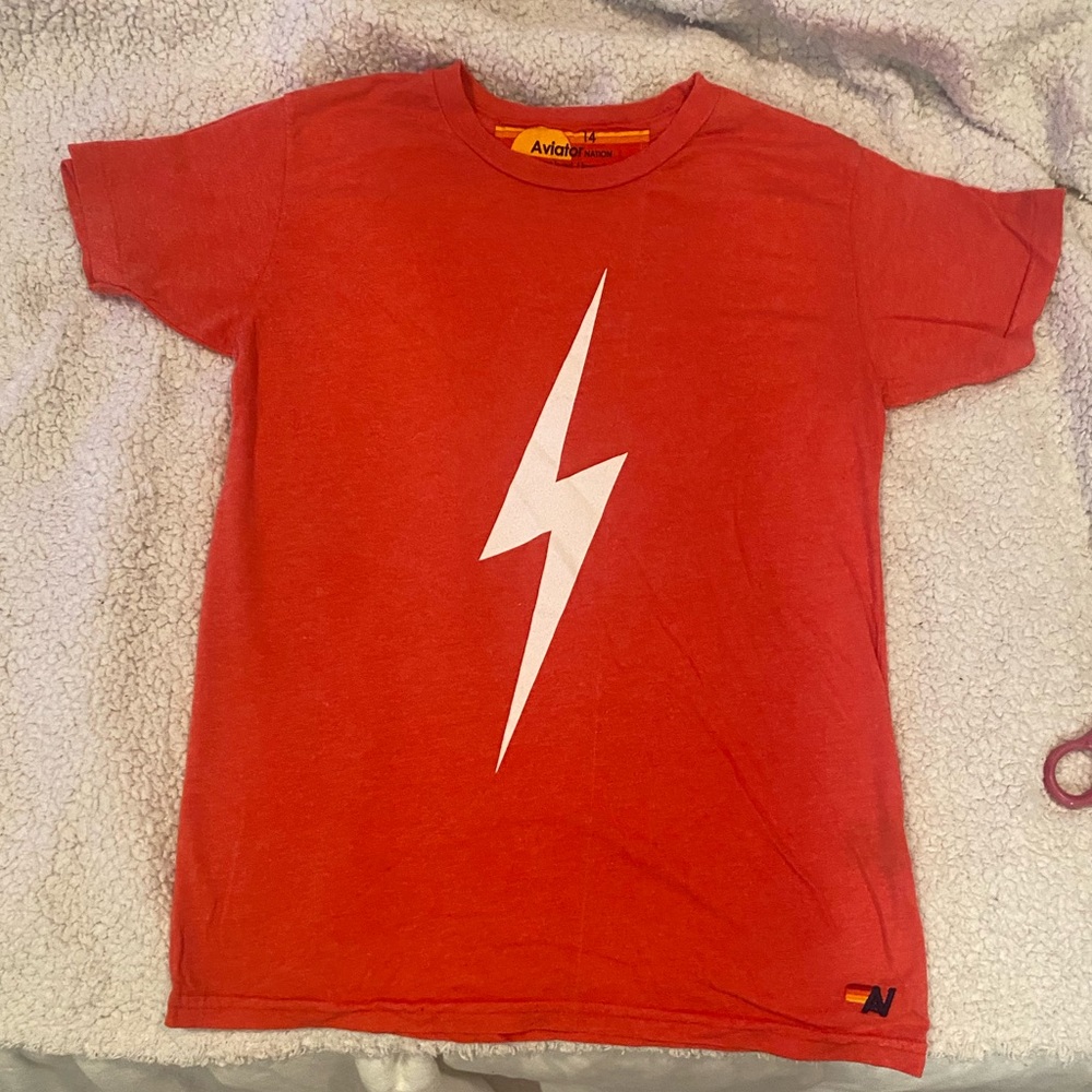 Kids bolt tee RED